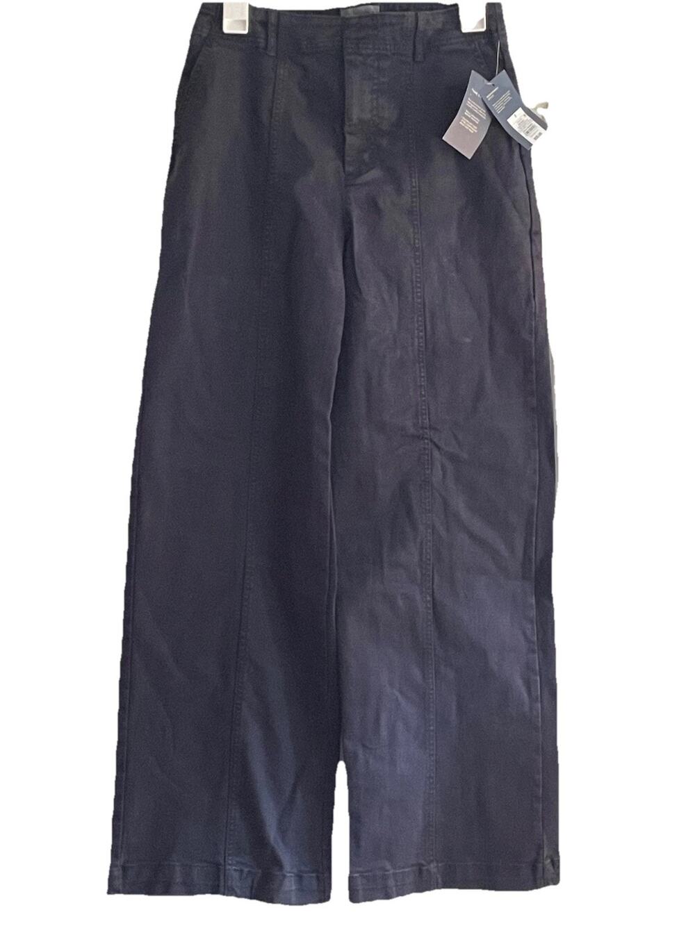 Women's High-Rise Wide Leg Pants - Universal Thread Navy Blue Sz 6